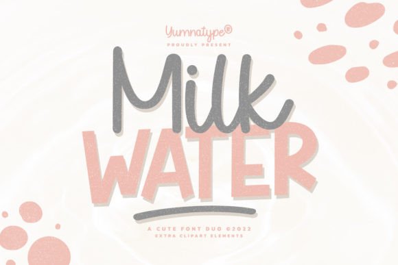 A Calm Editorial Review of the Milk Water Font Duo