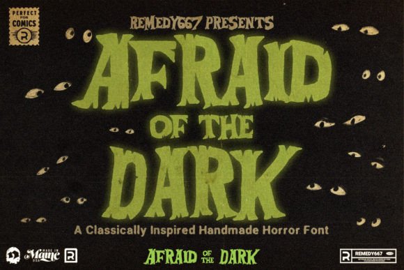 A Practical Review of the Afraid of the Dark Font