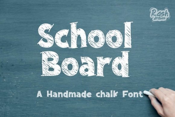 A Review of School Board: A Modern Chalk Font for Branding