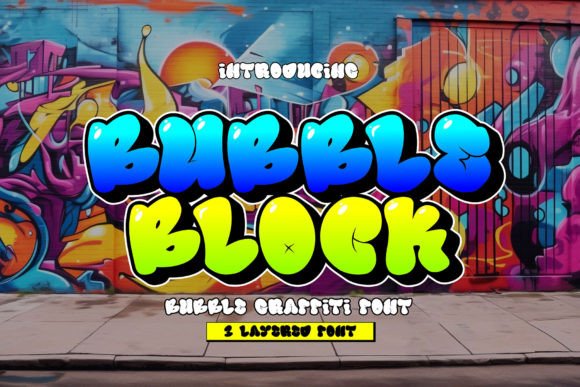 Bubble Block: A Layered Font That Makes Campaign Messages Jump Off the Screen