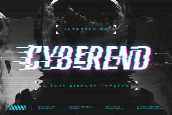 Cyberend: The Display Font for Crafters Who Love Edge and Precision