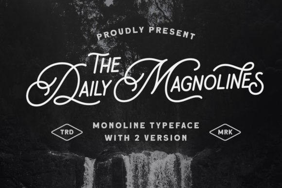 Daily Magnolines: A Display Font for Campaigns That Need Character