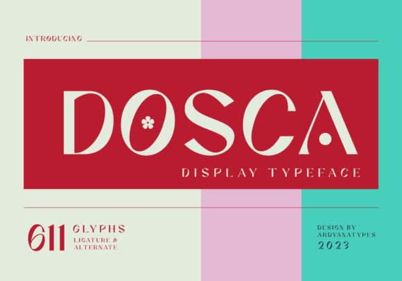Dosca: A Display Font for Editorial Clarity and Character