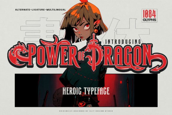 Exploring Power of Dragon as a Bold Editorial Typeface
