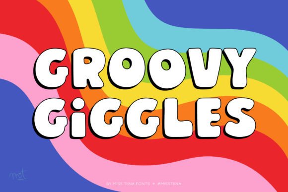 Groovy Giggles: A Font for Playful Editorial Designs