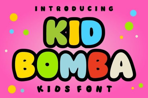 Kid Bomba: A Display Font for Editorial Drama and Charm