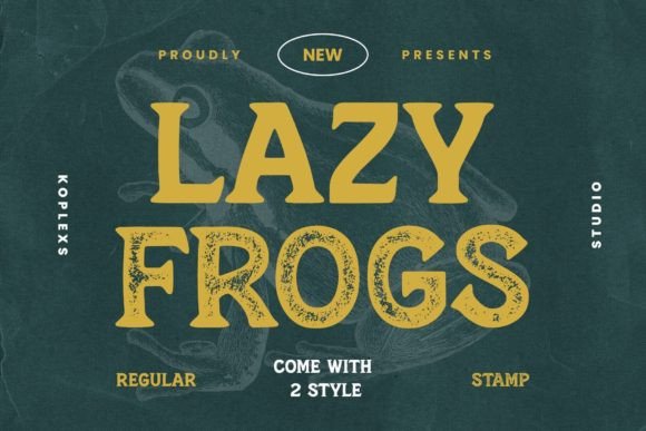 Lazy Frogs Font: A Small Business Upgrade for Brand Character
