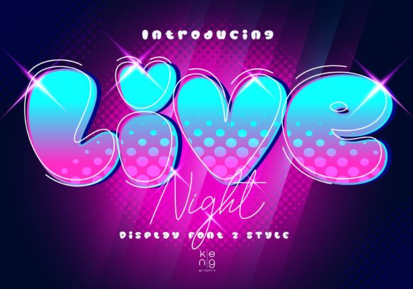 Live Night Font: The Bold Display Typeface Your Campaign Needs