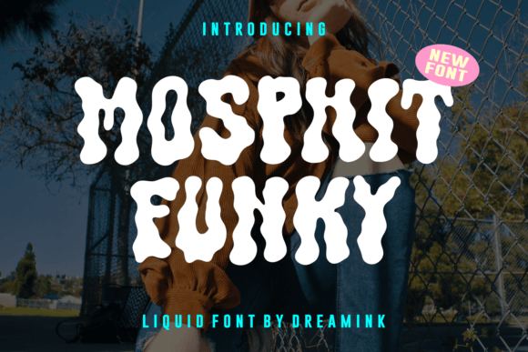 Mosphit Funky: The Playful Display Font for Crafters