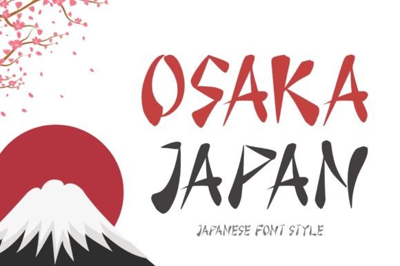 Osaka Japan: A Distinctive Font for Your Crafted Products