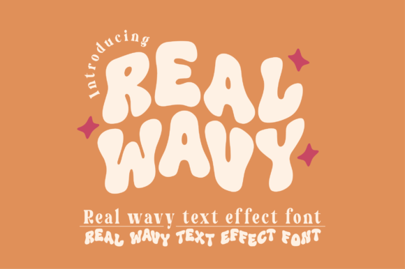 Real Wavy: A Display Font for Bold Campaigns