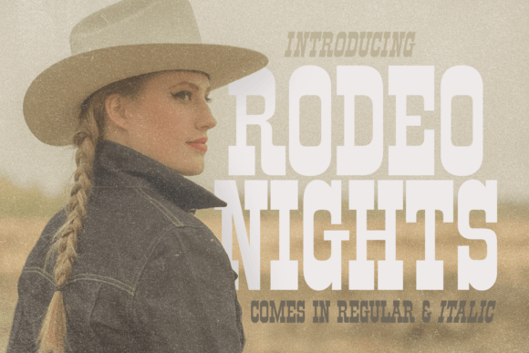 Rodeo Nights: A Display Font for Editorial Impact