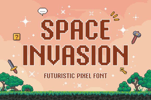 Space Invasion: The Pixel Font for Campaigns That Need to Stand Out