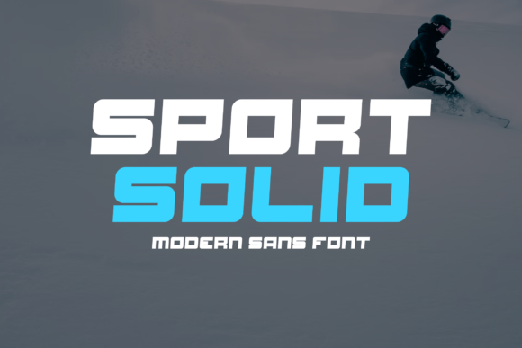 Sport Solid: A Font Built for Real-World Branding Projects
