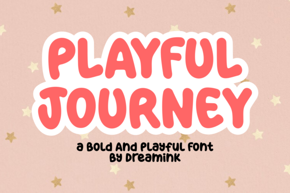 The Playful Journey Font in Editorial Design