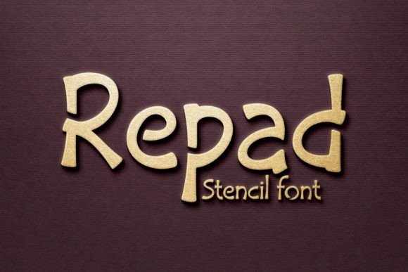 The Repad Stencil Font: Your Toolkit for Handmade and Printable Projects