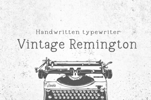 Vintage Remington: The Typewriter Font for Modern Marketing