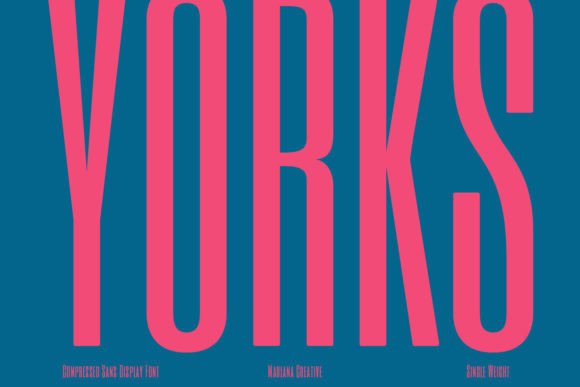Yorks Font: A Bold Display Typeface for a Memorable Brand